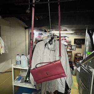 burgundy red contemporary, Simply Vera Vera Wang Crossbody purse NWT